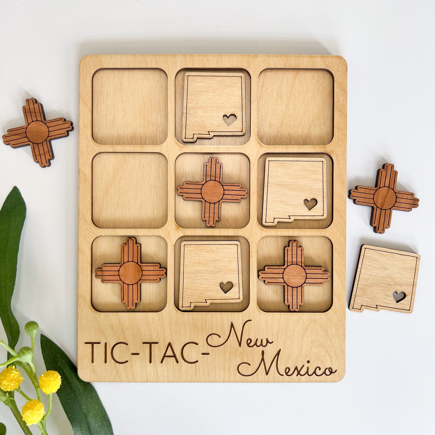 New Mexico Tic-Tac-Toe Board
