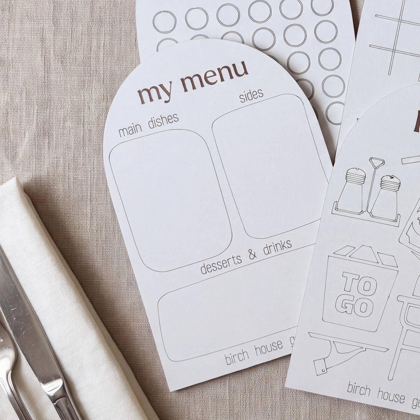Restaurant Dry Erase Busy Bag