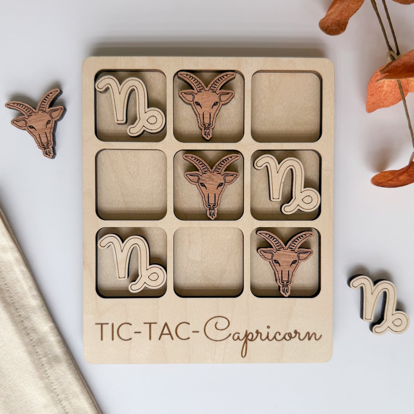Capricorn Tic-Tac-Toe Board Game