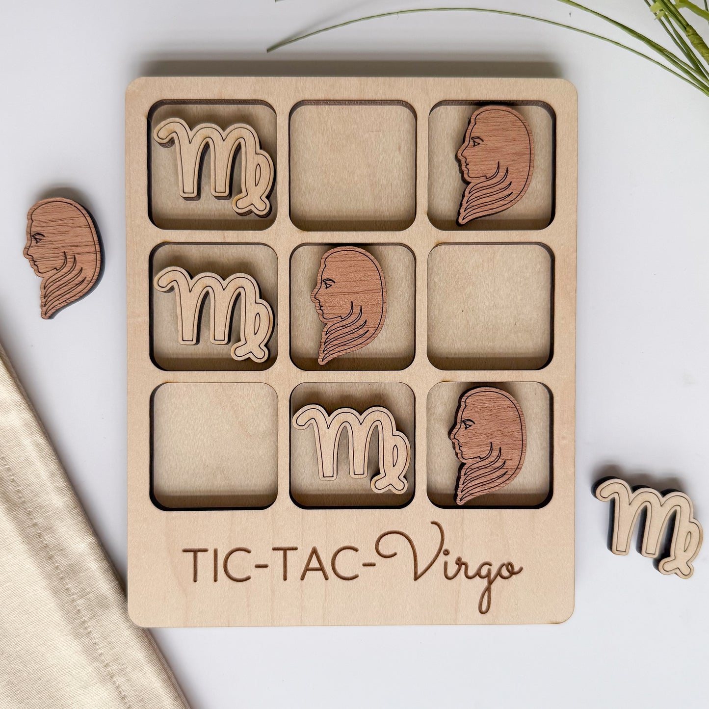 Virgo Tic-Tac-Toe Board Game
