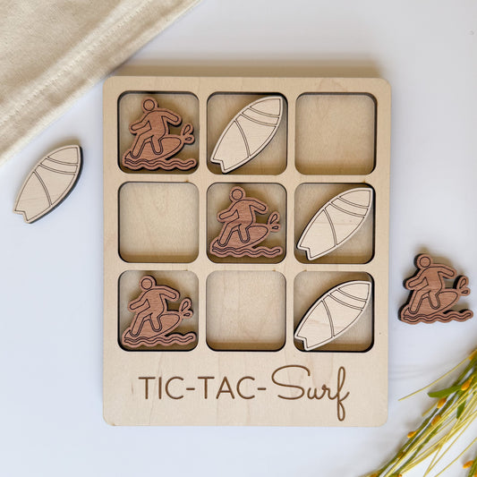 Surf Tic-Tac-Toe Board Game