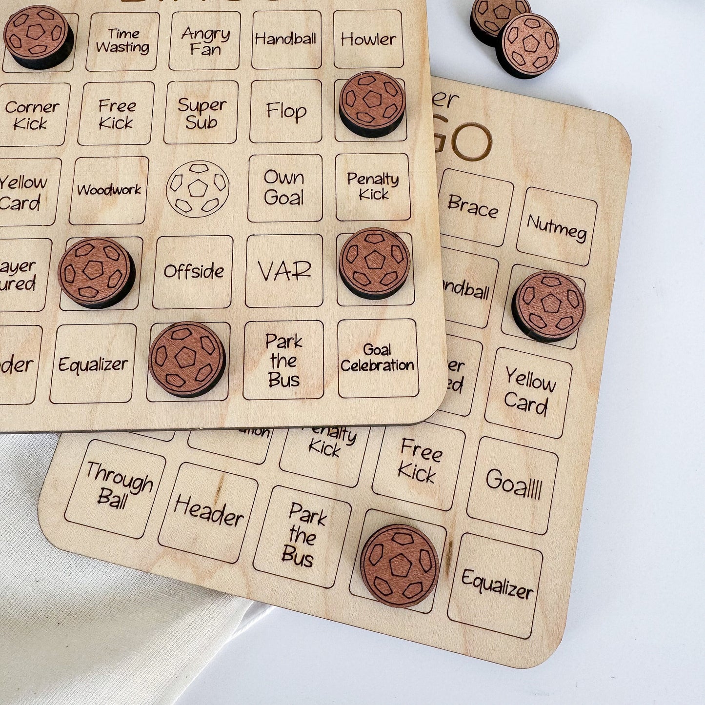 a couple of coasters that have some cookies on them