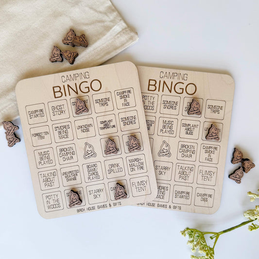 Camping Bingo Game
