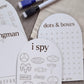 Road Trip Dry Erase Busy Bag