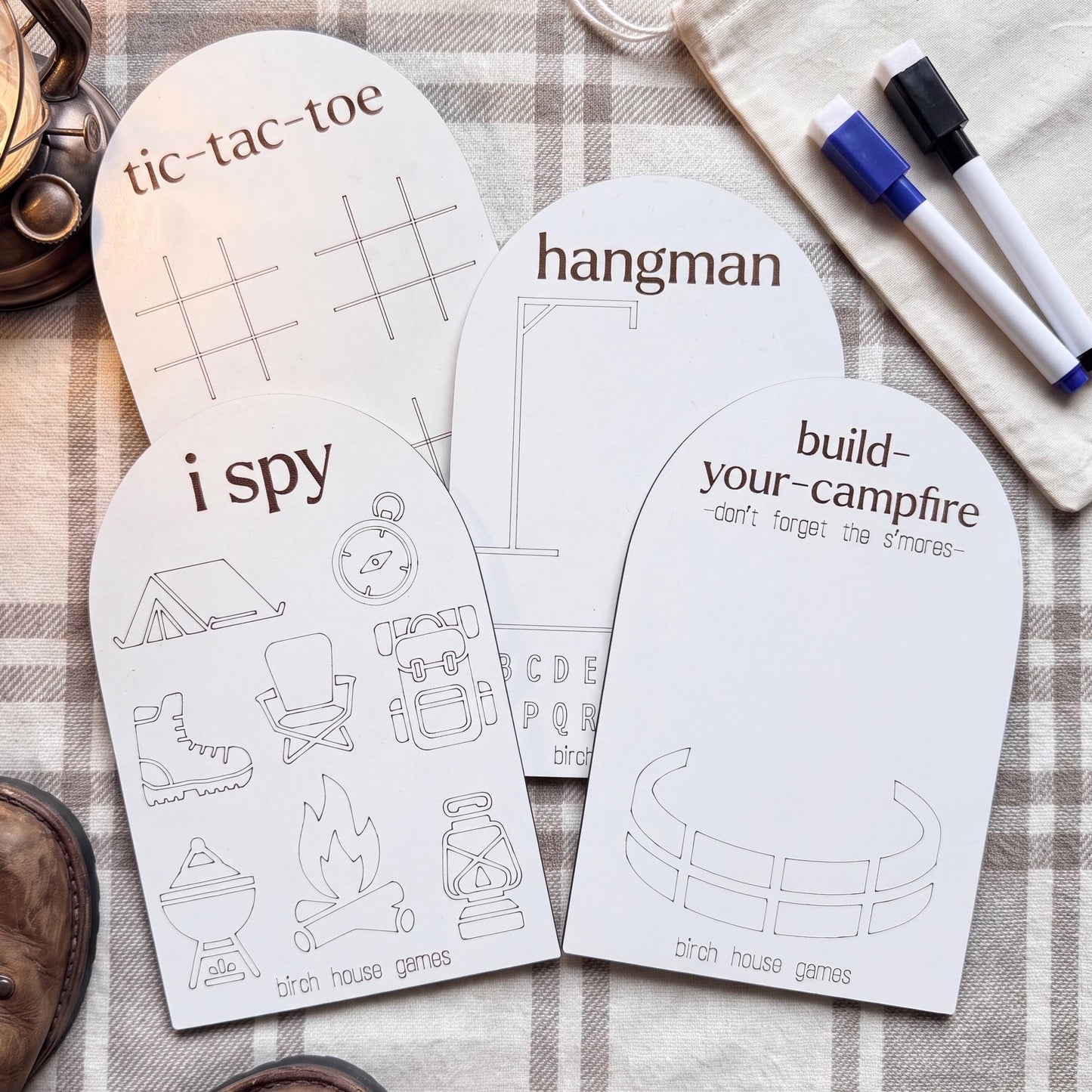Camping Dry Erase Busy Bag