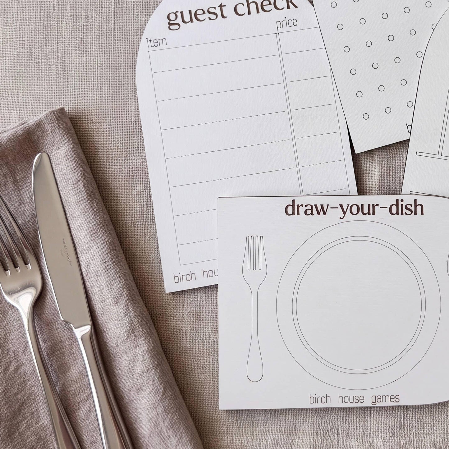 Restaurant Dry Erase Busy Bag