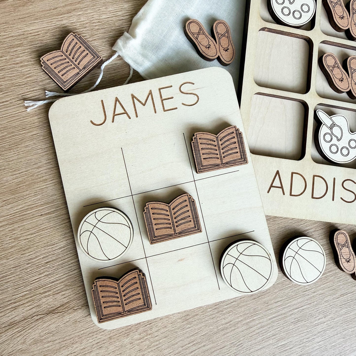 Custom Name Tic Tac Toe Game