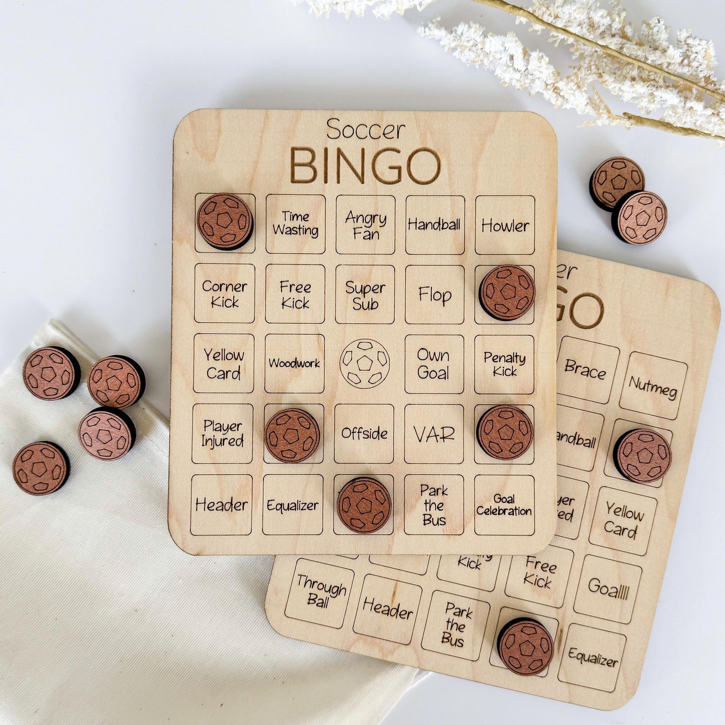 Wooden Sports Bingo Game