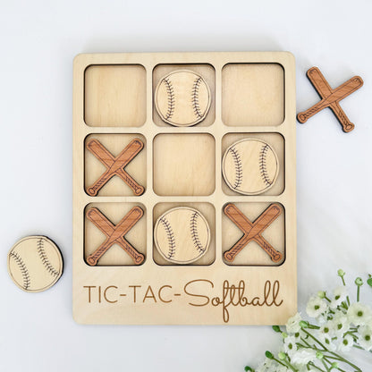 Softball Tic Tac Toe Game