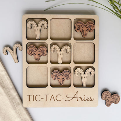 Aries Zodiac Tic Tac Toe Game