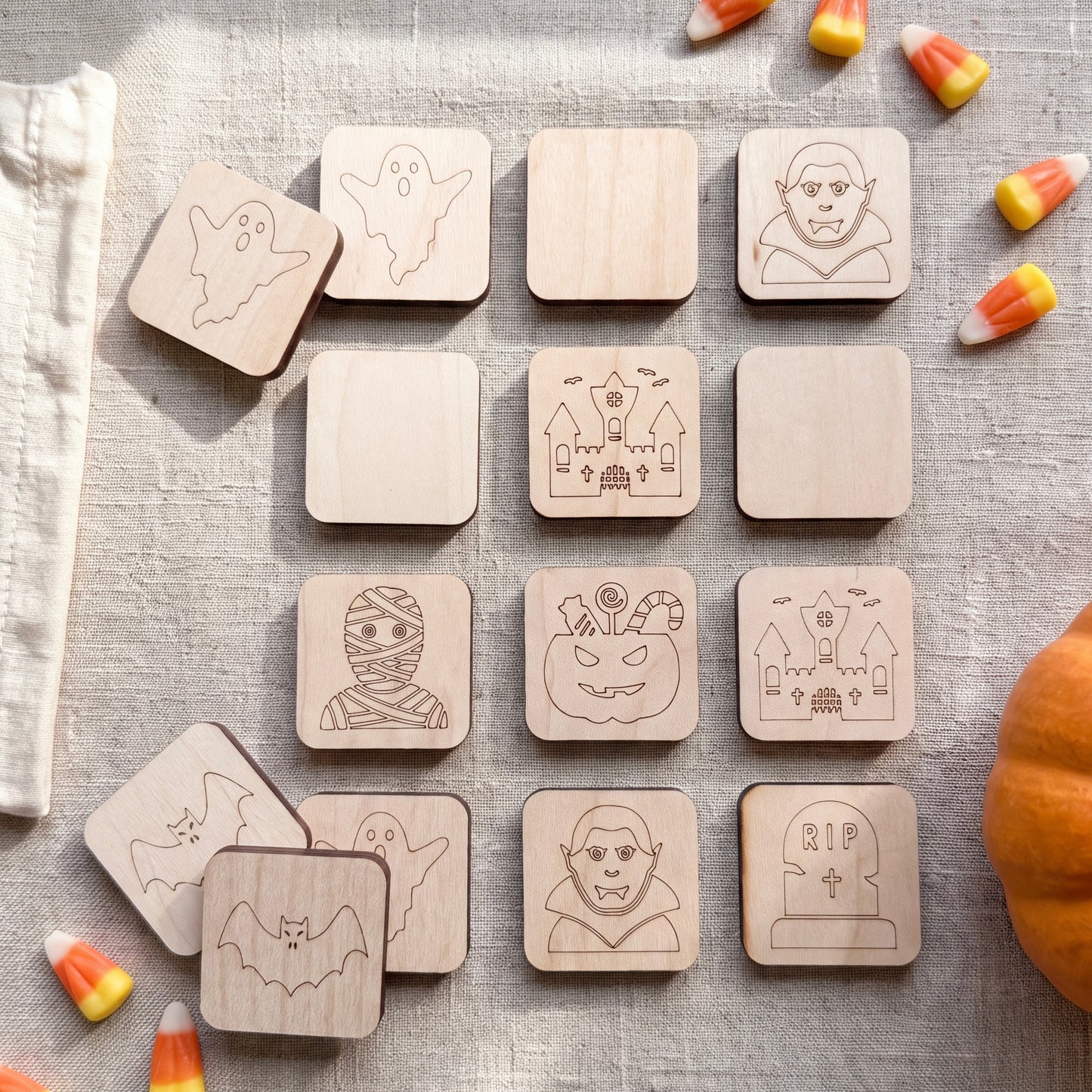 Halloween Memory Matching Game