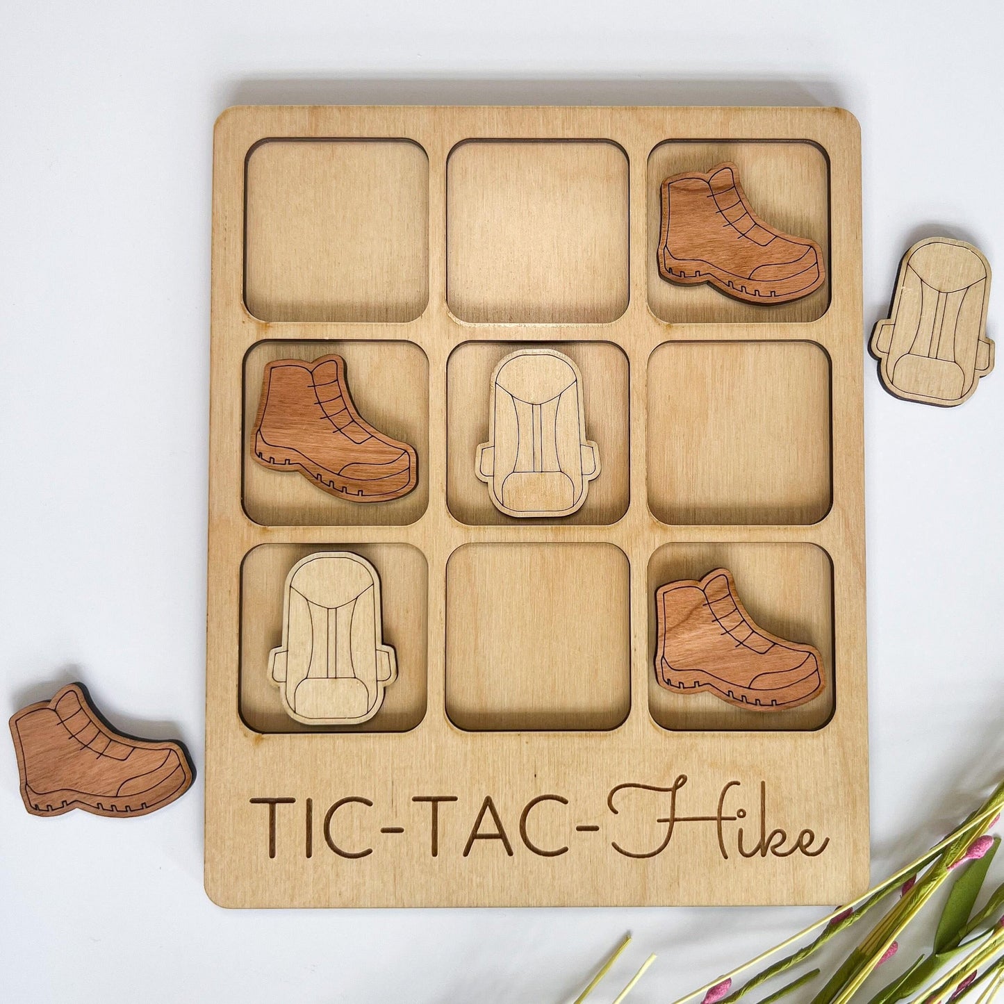 Hiking Tic Tac Toe Game