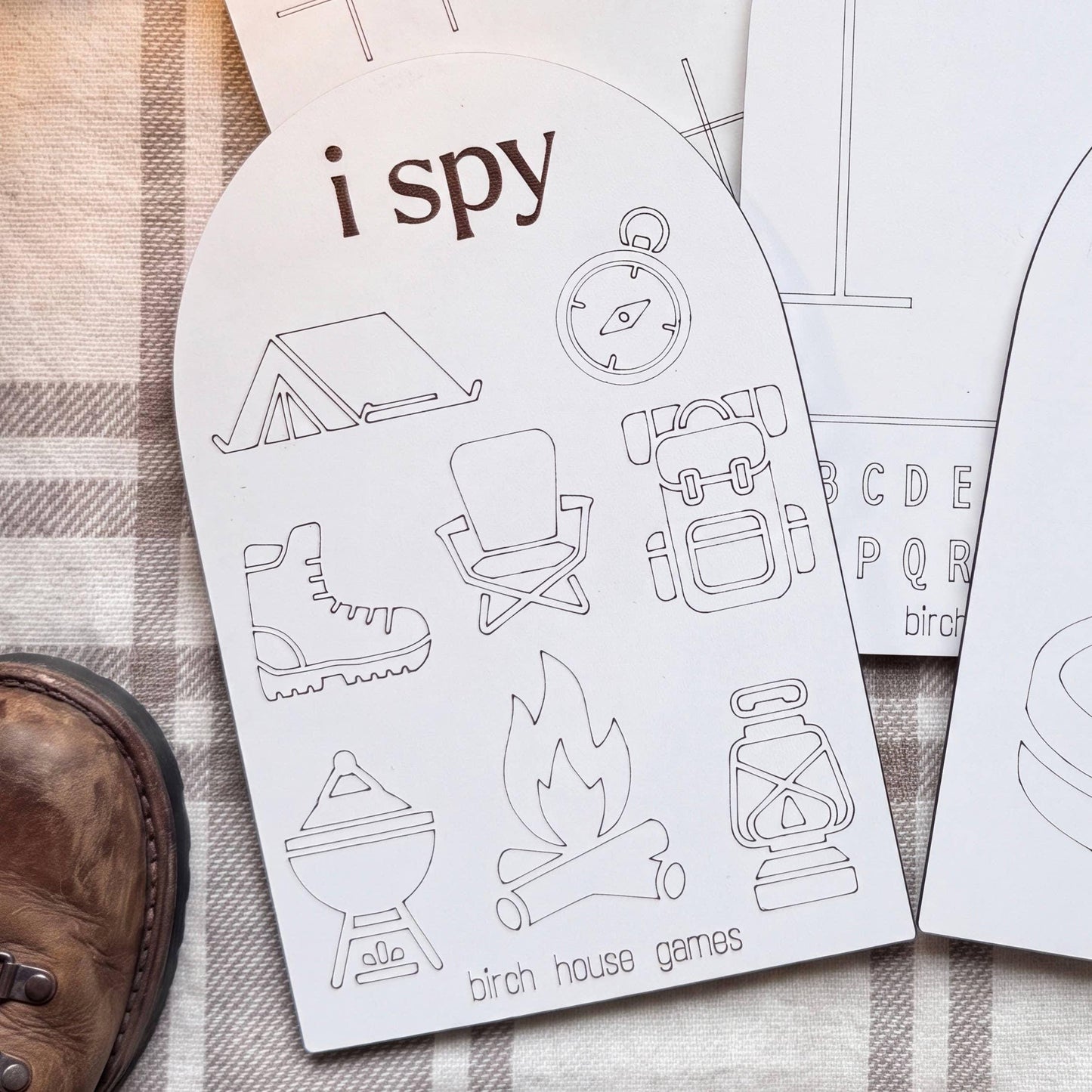 Camping Dry Erase Busy Bag