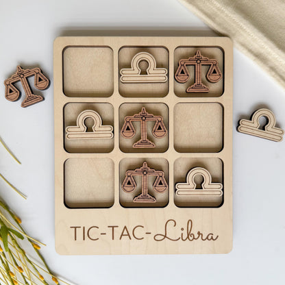 Libra Zodiac Tic Tac Toe Game