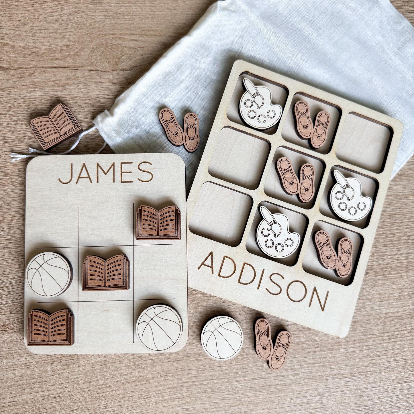 Custom Name Tic Tac Toe Game
