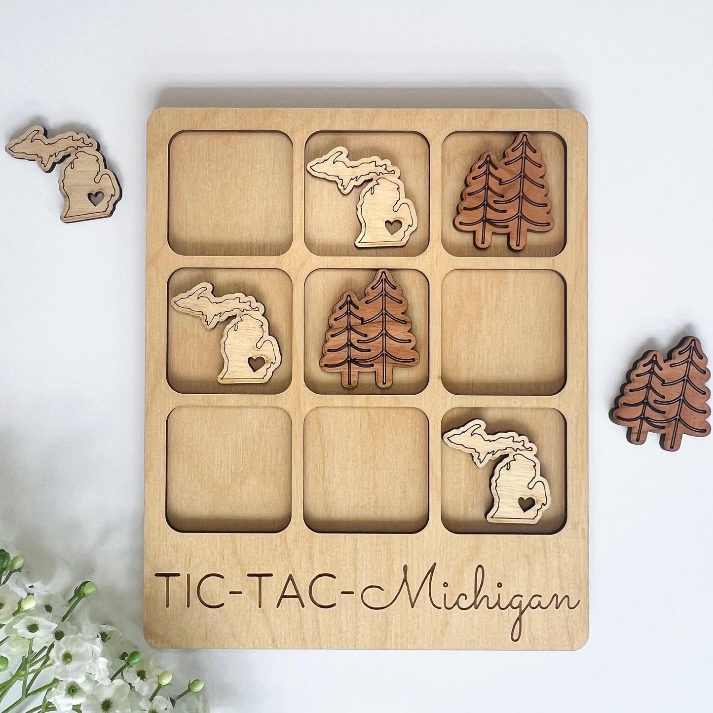 Michigan Tic Tac Toe Game