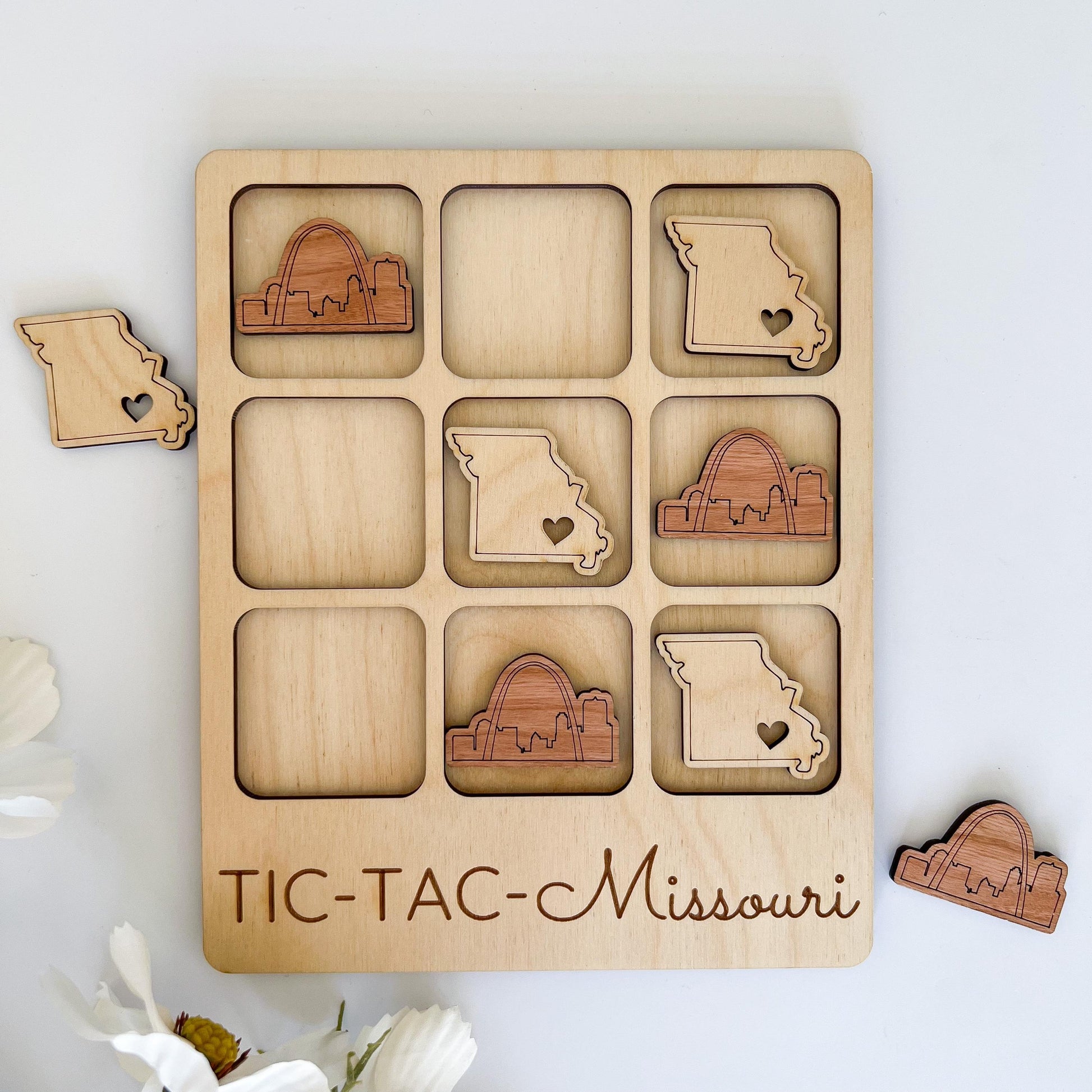 a wooden puzzle with a map of the state of minnesota