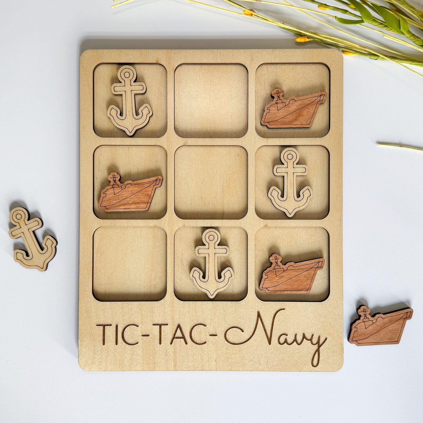 Navy Tic Tac Toe Game