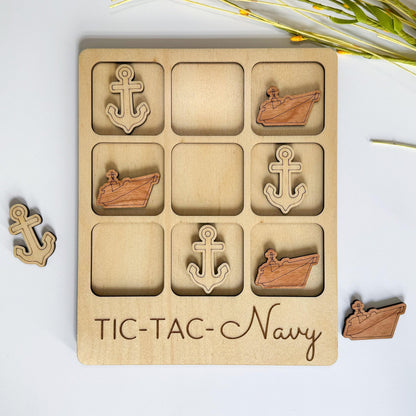 Navy Tic Tac Toe Game
