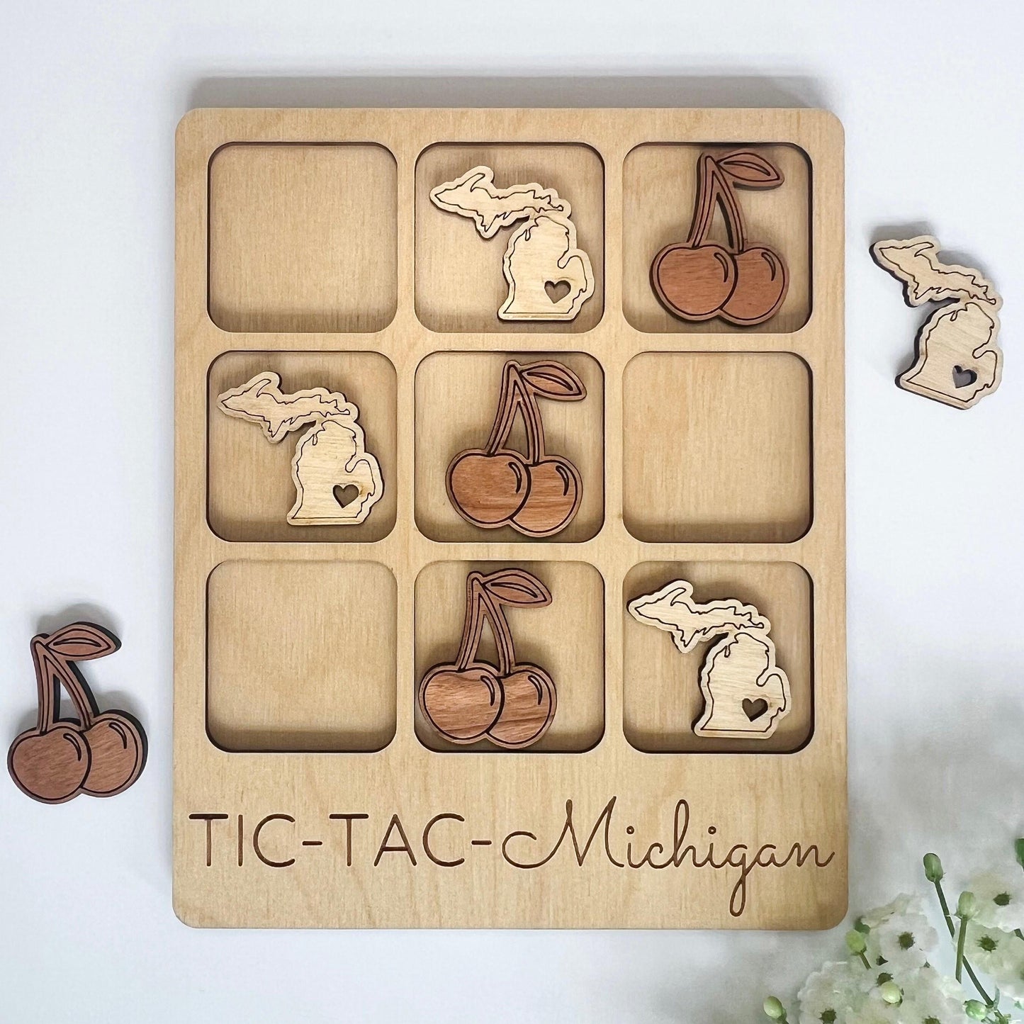 Michigan Tic Tac Toe Game