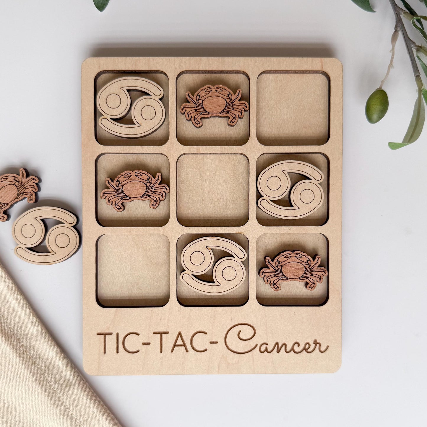 Cancer Zodiac Tic Tac Toe Game