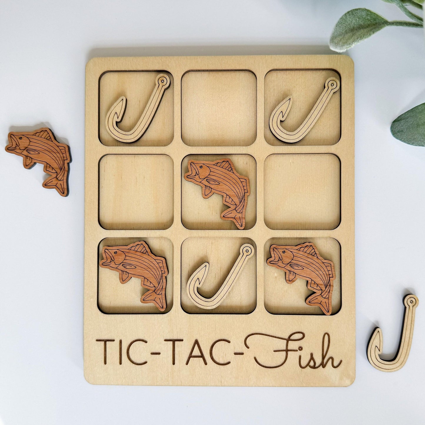 Fishing Tic Tac Toe Game