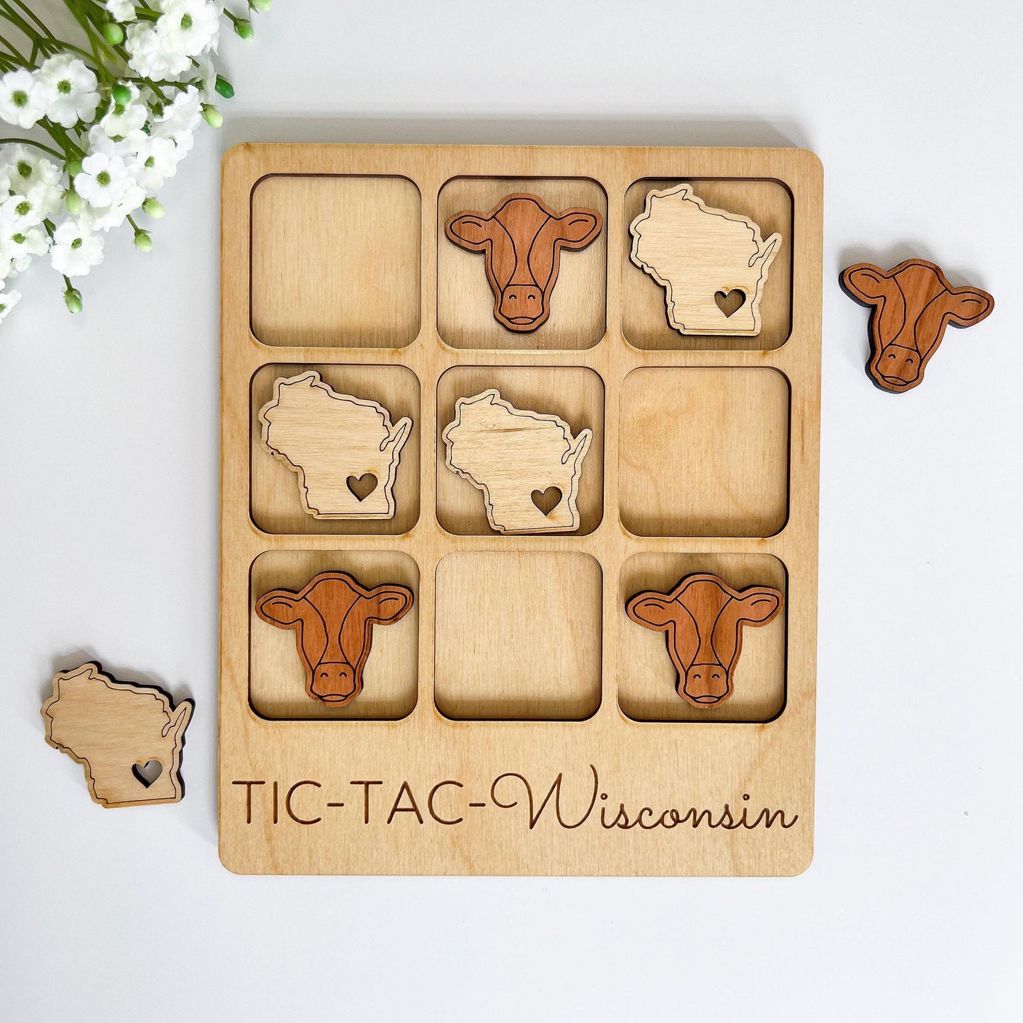Wisconsin Tic Tac Toe Game