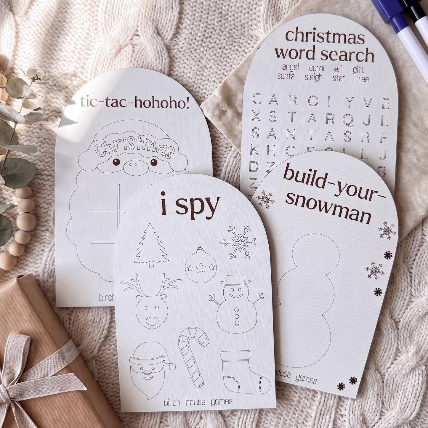 Christmas Dry Erase Busy Bag