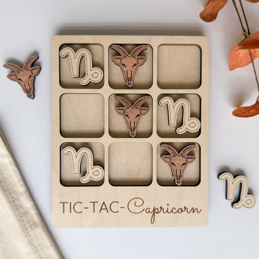 Capricorn Zodiac Tic Tac Toe Game