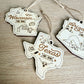 State Wooden Holiday Ornament