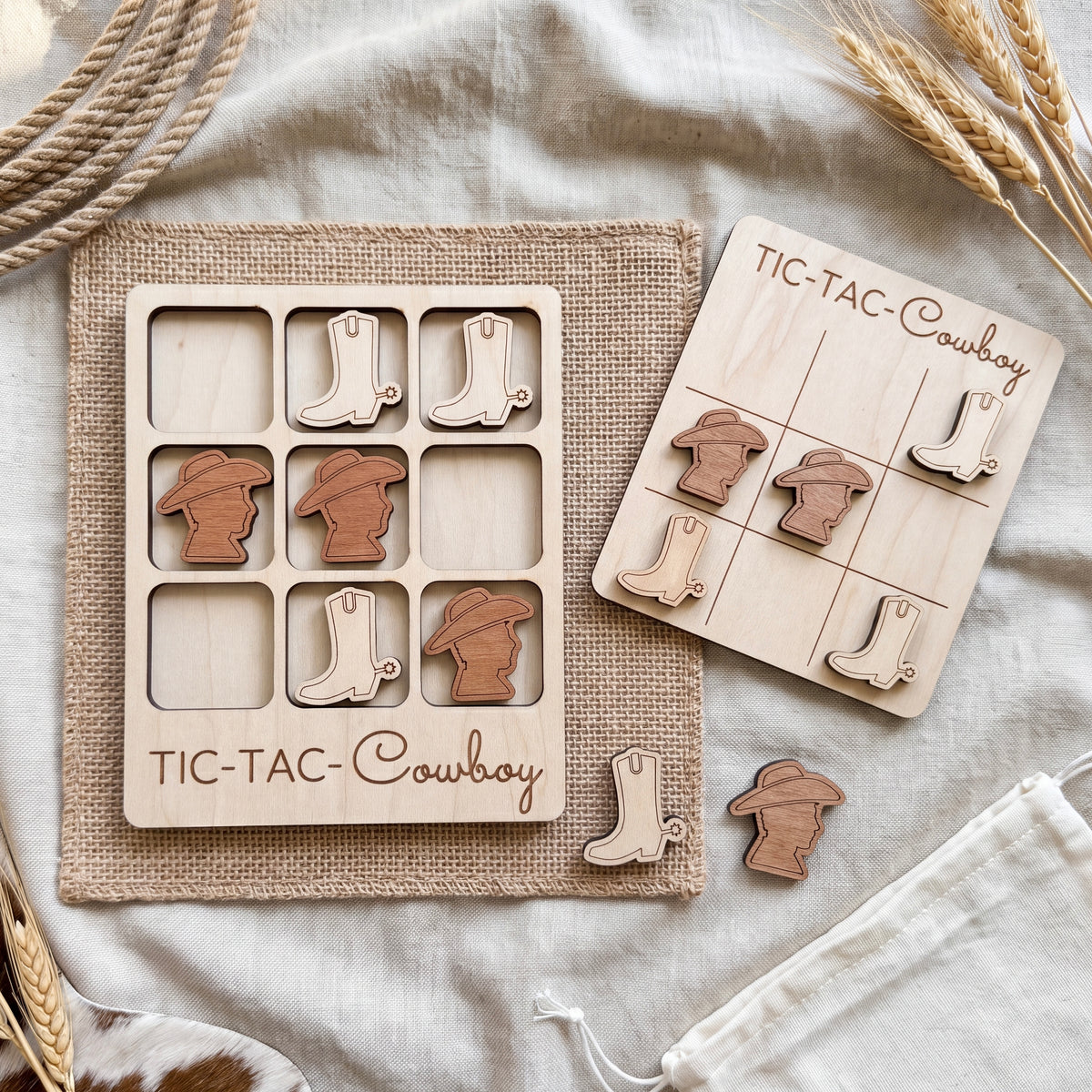Cowboy Tic Tac Toe Game