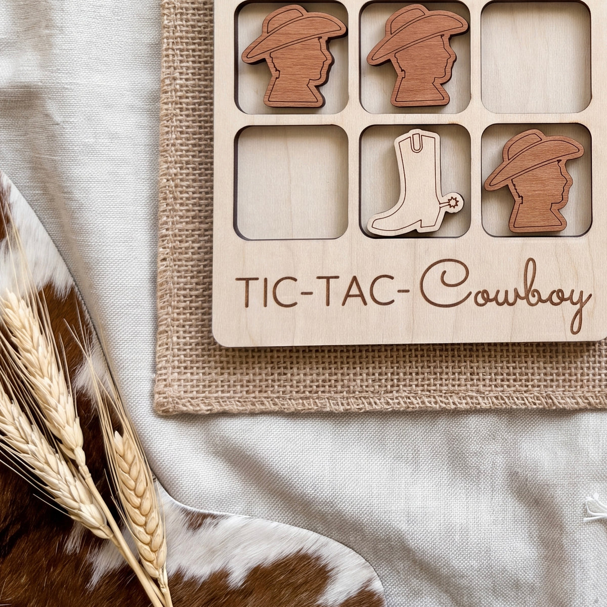 Cowboy Tic Tac Toe Game