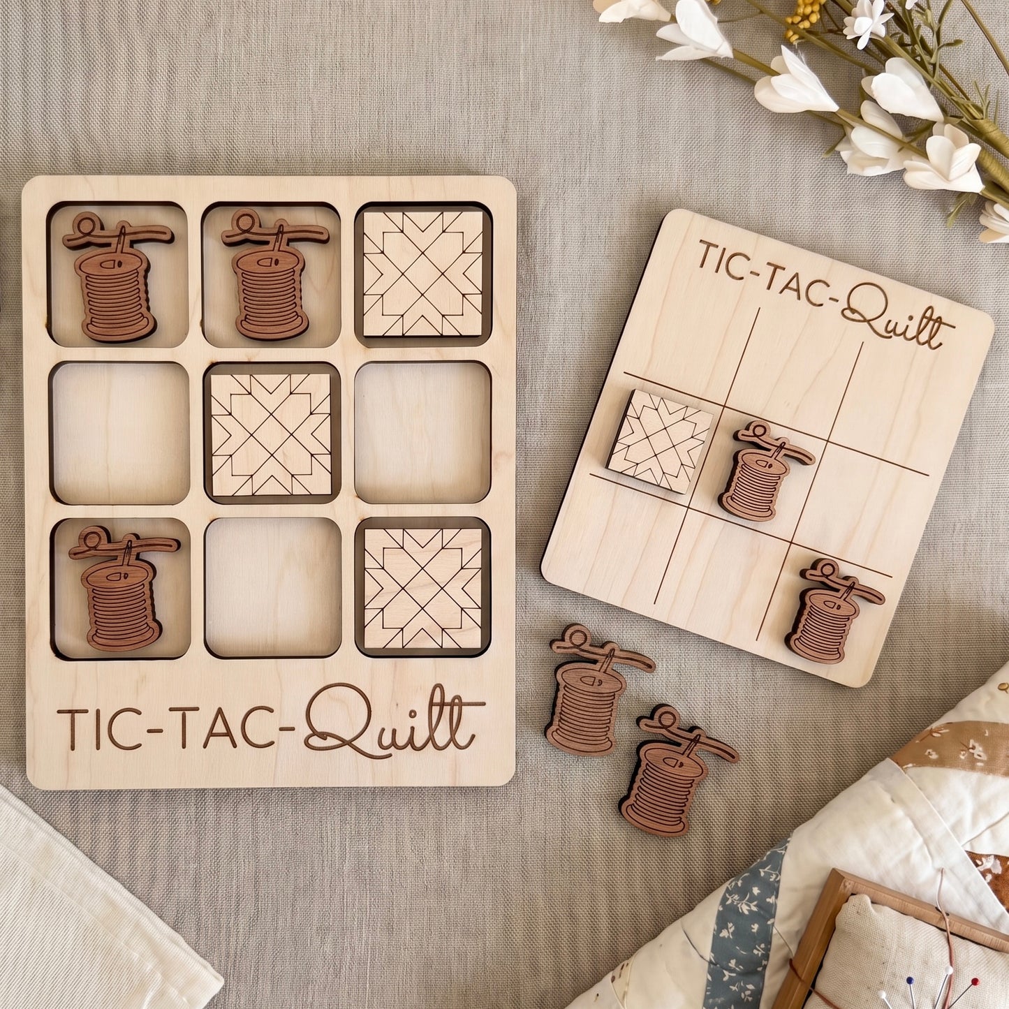 Quilt Tic Tac Toe Game
