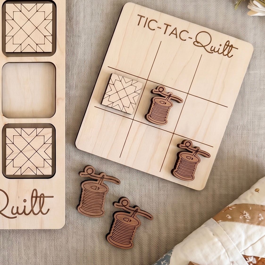Quilt Tic Tac Toe Game