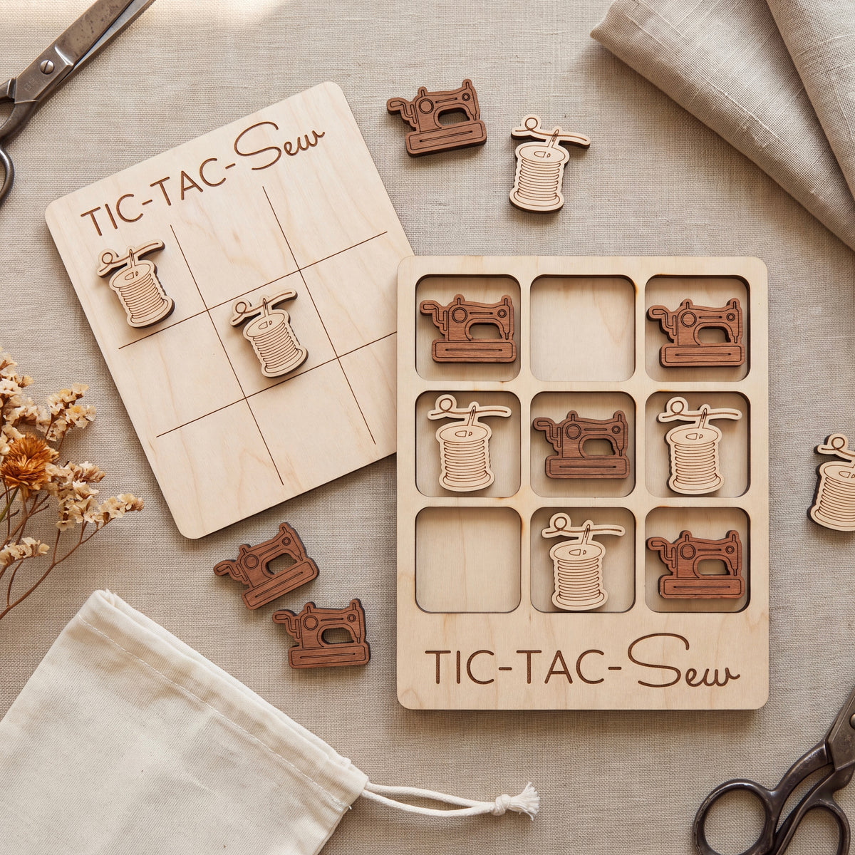 Sew Tic Tac Toe Game