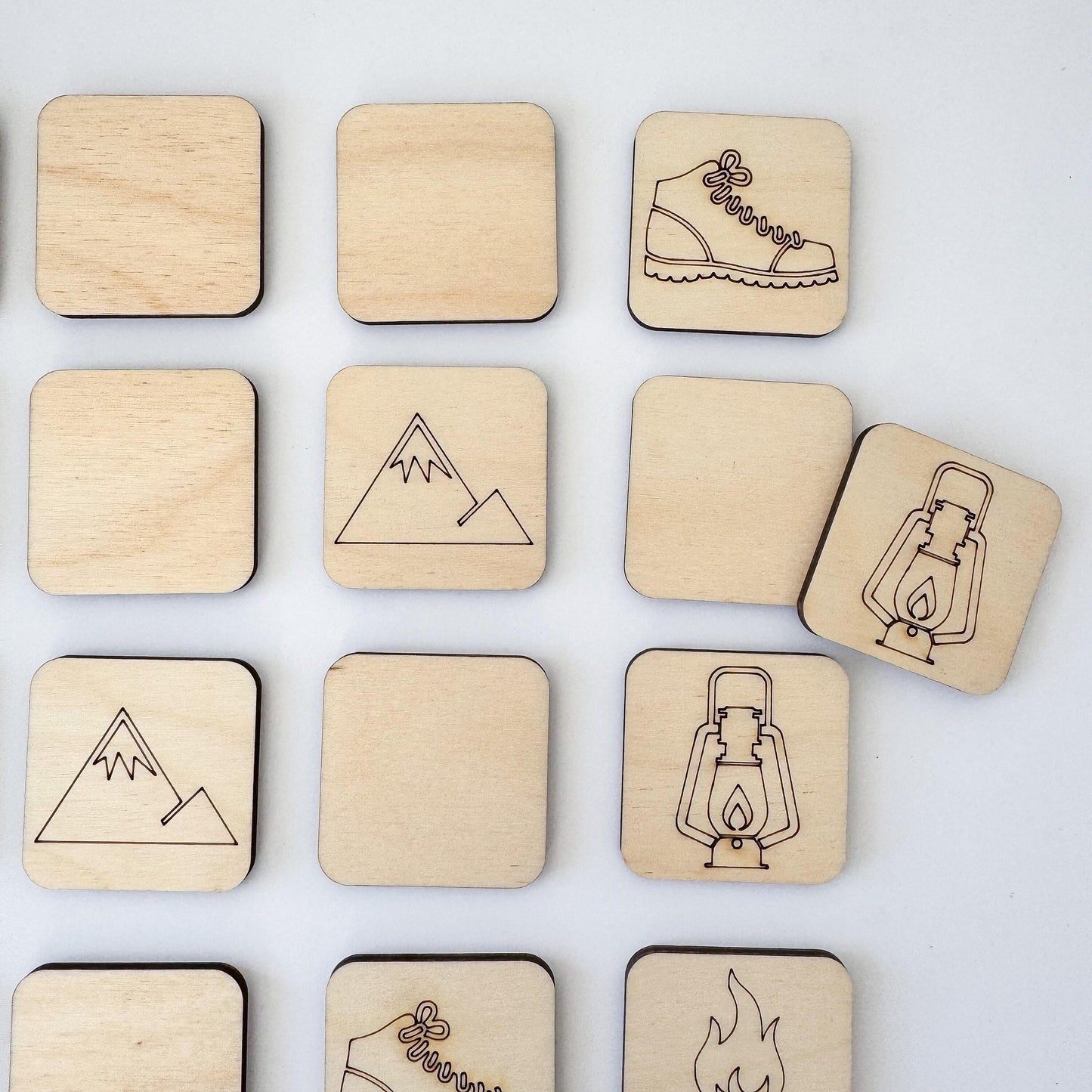 Adventure Wooden Memory Matching Game