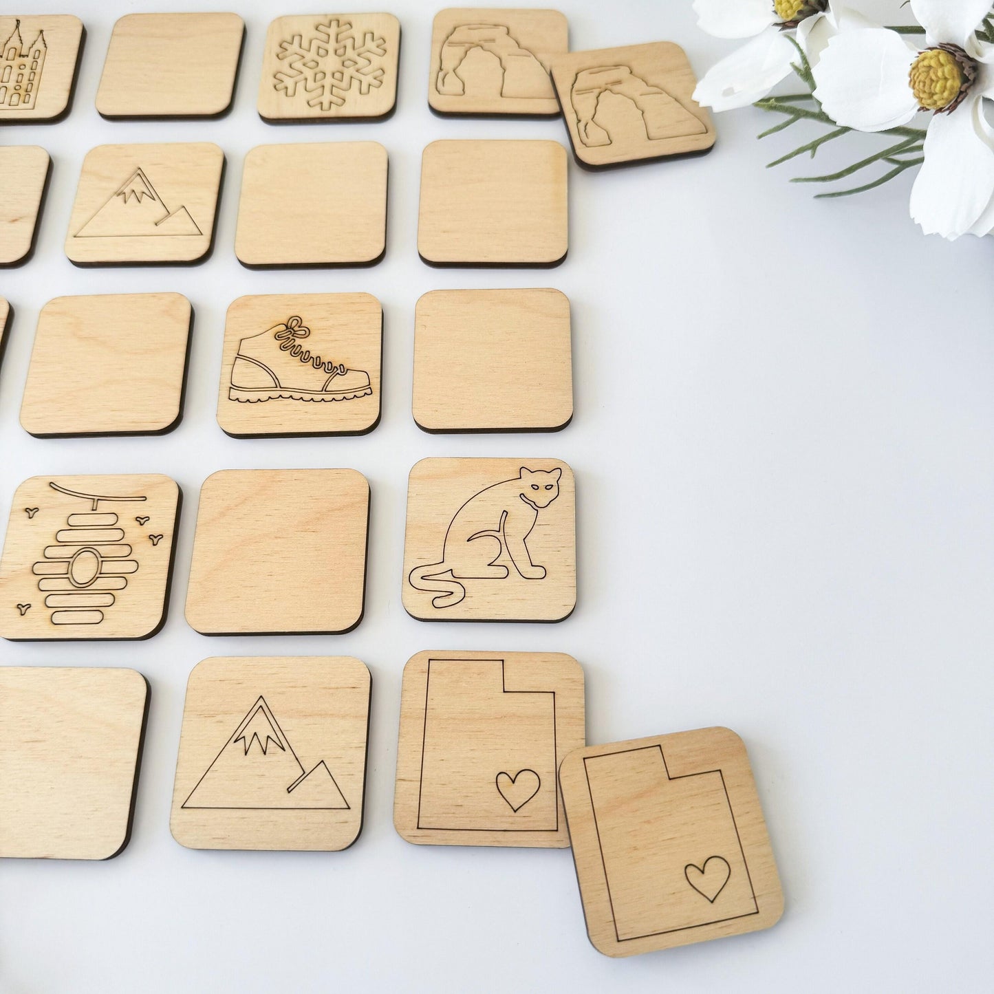 State Memory Matching Game