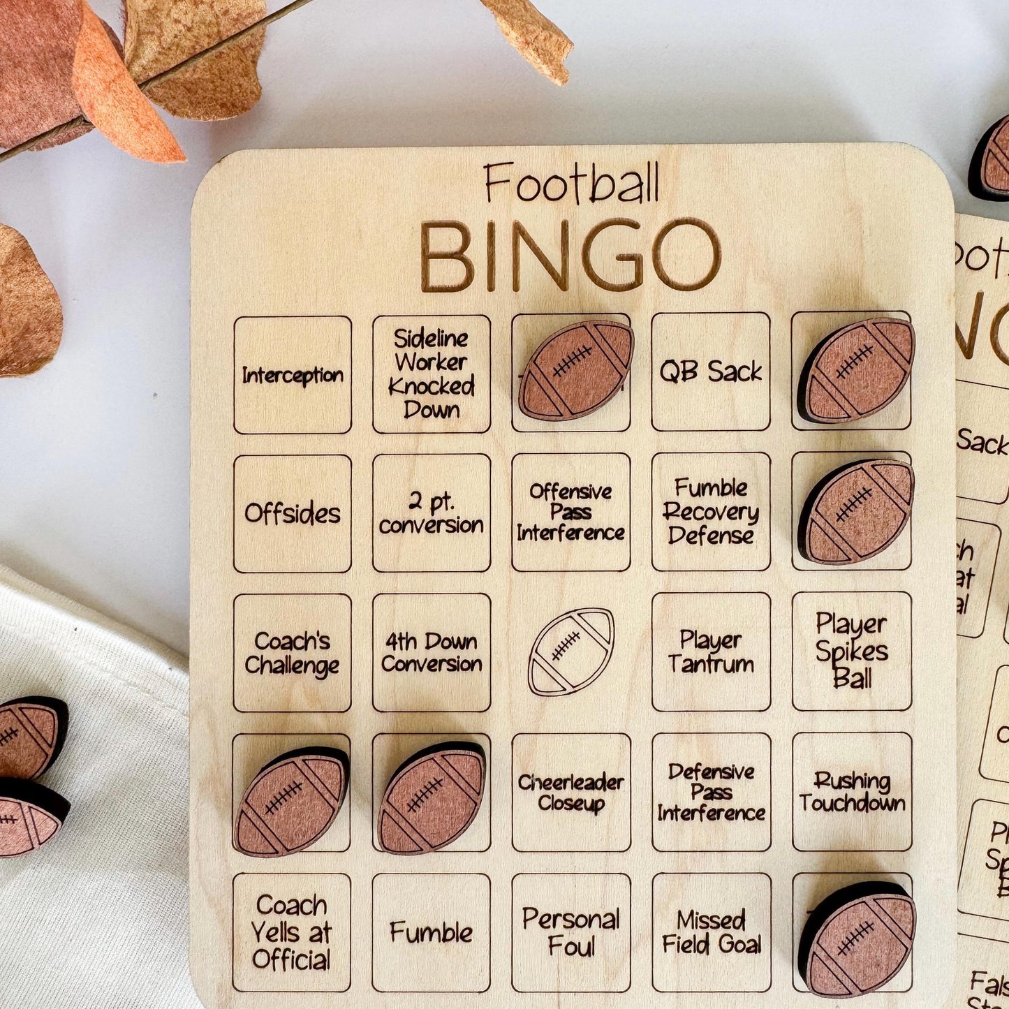 Wooden Sports Bingo Game