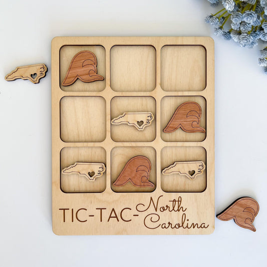 a wooden puzzle with a picture of a bear and other animals