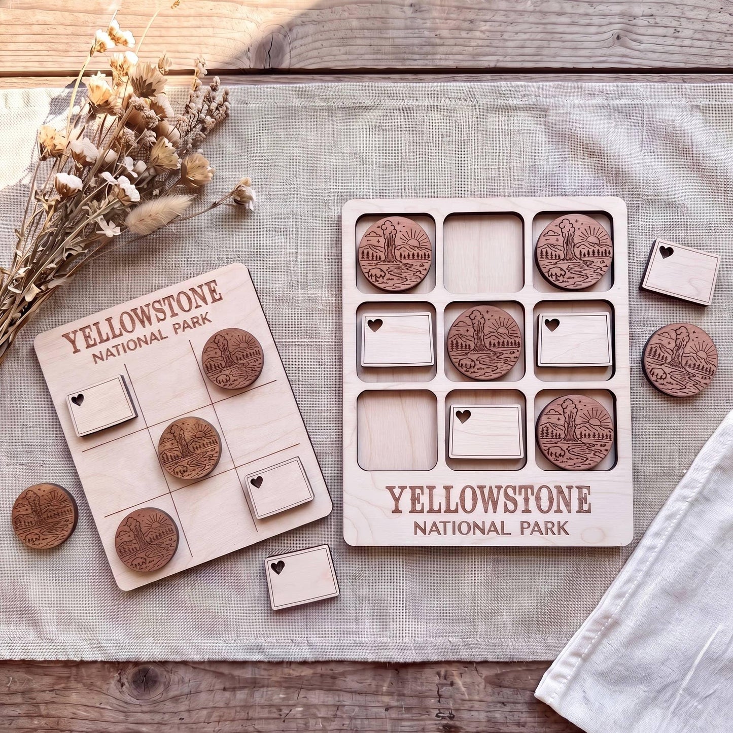 Yellowstone Tic Tac Toe